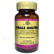 Solgar, Мультивитамины для женщин, Female Multiple, 60 таблеток