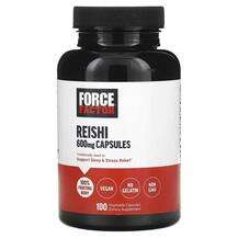 Force Factor, Reishi 600 mg, 100 Vegetable Capsules