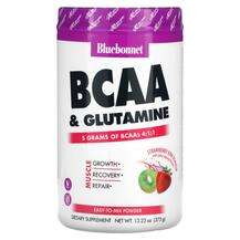 Bluebonnet, Аминокислоты БЦАА, BCAA & Glutamine Strawberry...