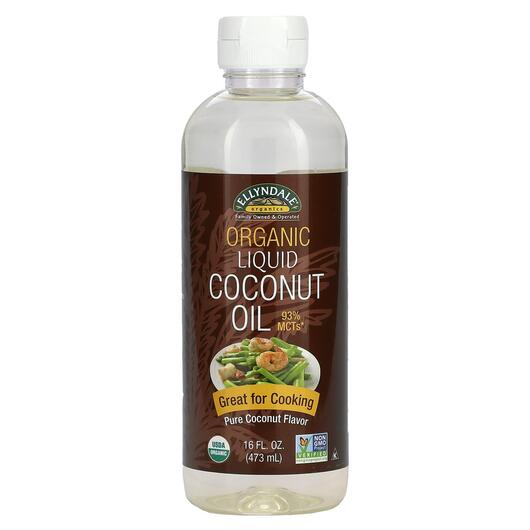 Основне фото товара Ellyndale Naturals Liquid Coconut Oil Pure Coconut, Кокосова олія