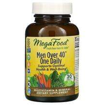 Mega Food, Men Over 40 Iron Free, Мультивітаміни для чоловіків...