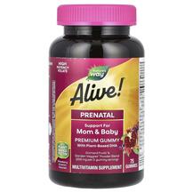 Alive! Prenatal Gummy Vitamins Мультивитамины Nature's Way