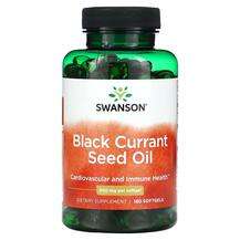 Swanson, Black Currant Seed Oil 500 mg, Чорна смородина, 180 к...