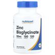 Фото товару Zinc Bisglycinate 50 mg Фото товару Nutricost, Zinc Bisglycinate 50 mg, Цинк Бісгліцинат, 120 капсул