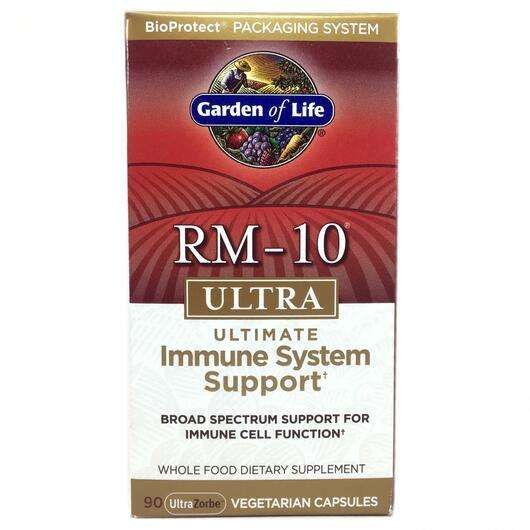 Основне фото товара Garden of Life, RM-10 Ultra, Формула для імунітету, 90 капсул