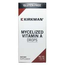 Kirkman, Мицелизированный Витамин А, Mycellized Vitamin A Drop...