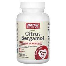 Jarrow Formulas, Citrus Bergamot 500 mg, Бергамот 500 мг, 120 ...