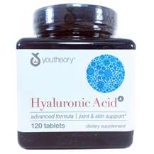 Youtheory, Гиалуроновая кислота, Hyaluronic Acid, 120 таблеток