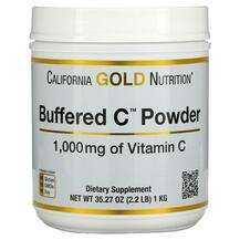 California Gold Nutrition, Buffered C Powder Sodium Ascorbate,...