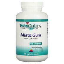 Nutricology, Мастиковая смола, Mastic Gum 240, 240 капсул
