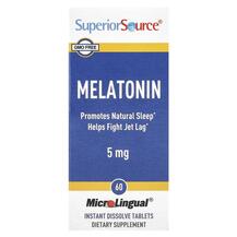 Мелатонін Melatonin 5 mg Superior Source 60 таблеток Мелатонін Melatonin 5 mg Superior Source 60 таблеток