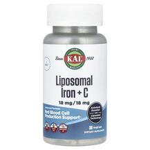 Залізо Liposomal Iron + C KAL 30 капсул