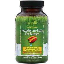 Irwin Naturals, Testosterone-Extra Fat Burner, 60 Liquid Soft-...