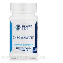 Klaire Labs SFI, ChromeMate, Хром, 100 таблеток