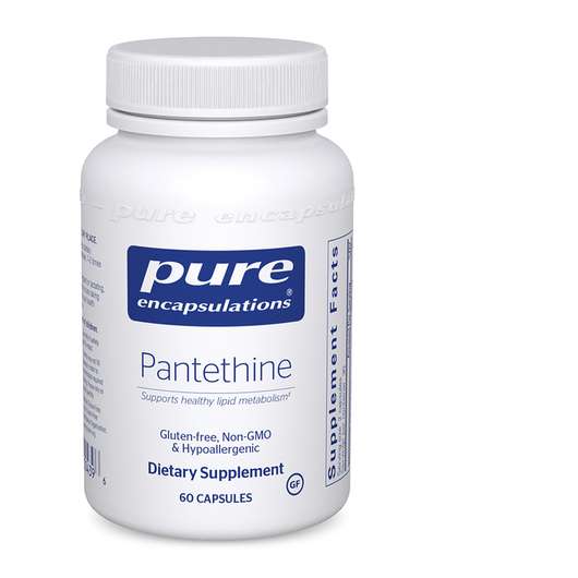 Основное фото товара Pure Encapsulations, Витамин B5 Пантотеновая кислота, Pantethi...