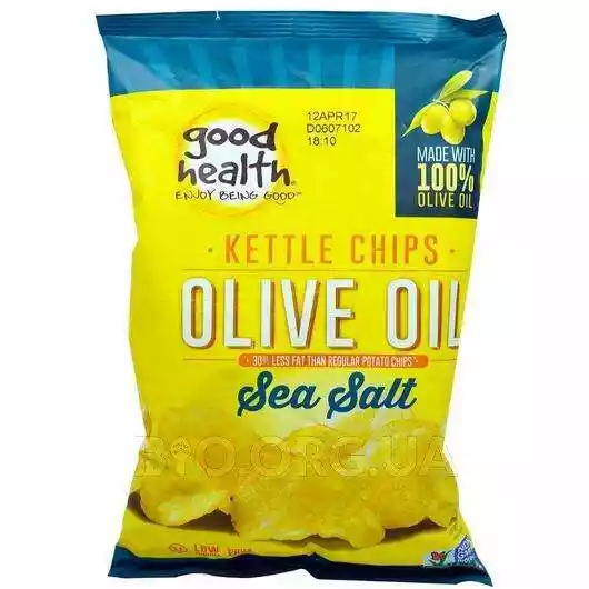 Фото товара Kettle Style Chips Olive Oil Sea Salt 141.7 g