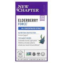 New Chapter, Elderberry Force, Чорна Бузина, 60 капсул