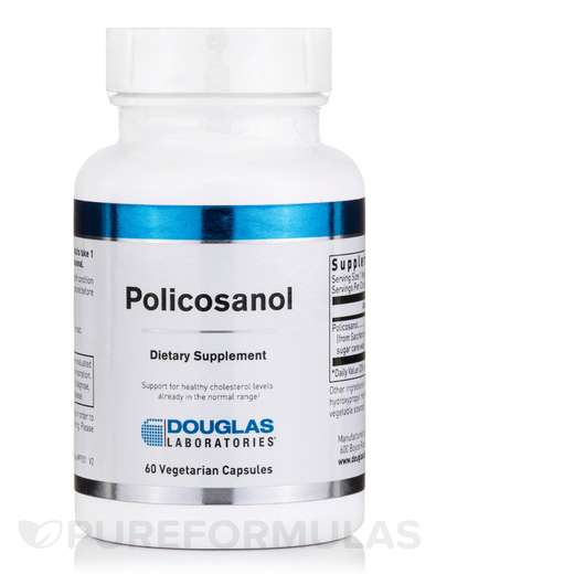 Основное фото товара Douglas Laboratories, Поликозанол, Policosanol, 60 капсул