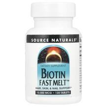 Вітамін B7 Біотин Biotin Fast Melt 10000 mcg Source