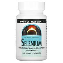 Селен 200 мкг Selenium 200 mcg 120 Source Naturals