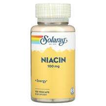Solaray, Ниацин 100 мг, Niacin 100 mg, 100 капсул
