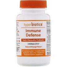 Hyperbiotics, Immune Defense Natural Orange 3 Billion CFU, 60 ...