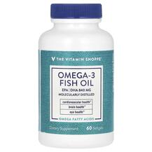 Omega-3 Fish Oil Омега 3 TheVitaminShoppe 60 капсул