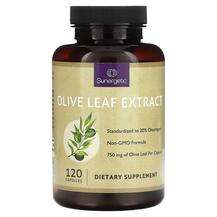 Sunergetic, Olive Leaf Extract 750 mg, Оливкове листя, 120 капсул