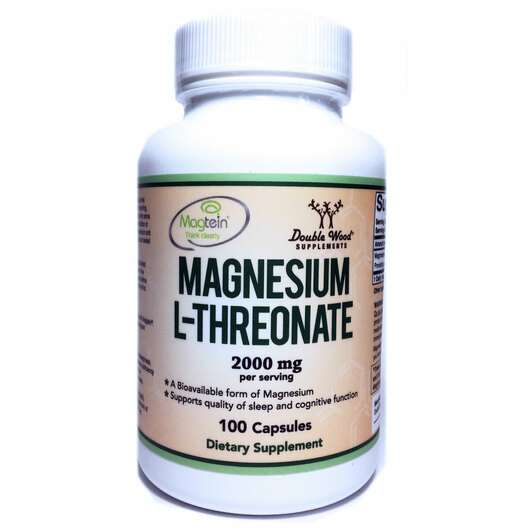 Основное фото товара Double Wood, Магний L-Треонат, Magnesium L-Threonate 2000 mg, ...