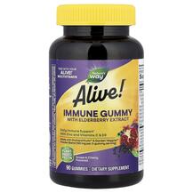 Alive! Immune Gummies Grape/Cherry Flavors Поддержка