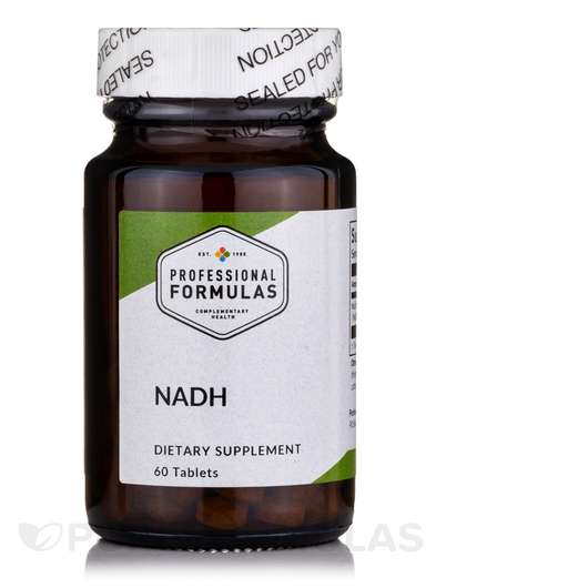 Основное фото товара Professional Formulas, НАДН кофермент, NADH, 60 таблеток