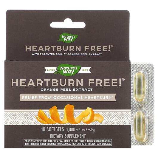 Основное фото товара Heartburn Free! Основное фото товара Nature's Way, Средства от изжоги, Heartburn Free!, 10 капсул