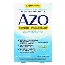 Azo, Complete Feminine Balance Daily Probiotic 5 Billion Activ...