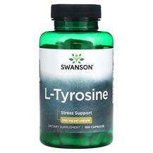 Swanson, L-Tyrosine 500 mg, L-Тирозин, 100 капсул