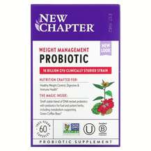 New Chapter, Пробиотик 10 млрд КОЕ, Weight Management Probioti...
