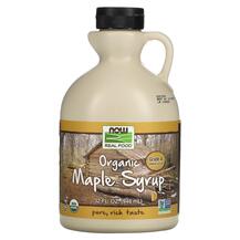 Кленовий сироп Maple Syrup Grade A Medium Amber NOW Foods