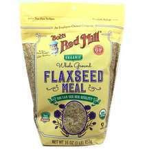 Bob's Red Mill, Organic Flaxseed Meal Whole Ground, Льон, 453 г