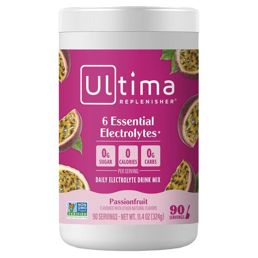 Основне фото товара Ultima Replenisher, Electrolyte Mix Passionfruit, Електроліти, 32