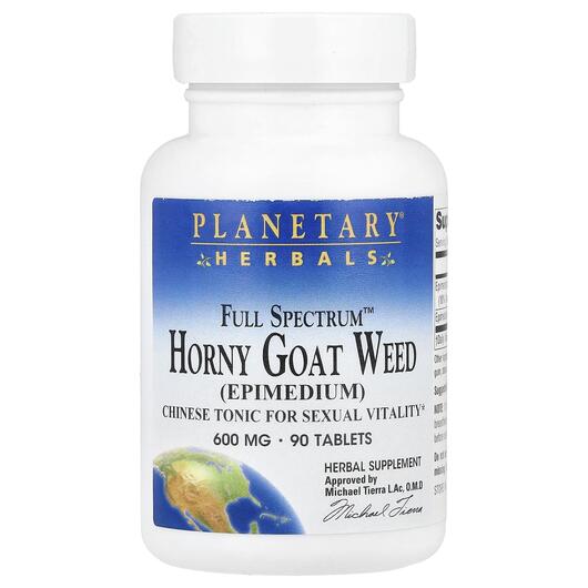 Основне фото товара Horny Goat Weed Full Spectrum 600 mg, Горянка, 90 таблеток