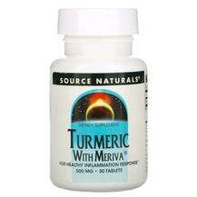 Source Naturals, Turmeric with Meriva 500 mg, 30 Tablets