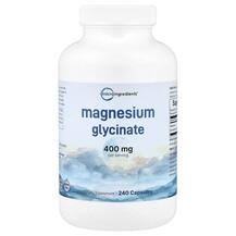 Magnesium Glycinate Магний Глицинат Micro 240 капсул