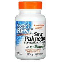 Doctor's Best, Saw Palmetto, Екстракт Пальметто 320 мг, 180 ка...