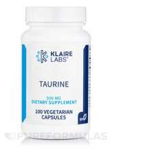 Klaire Labs SFI, L-Таурин, Taurine 500 mg, 100 капсул