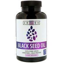 Zhou Nutrition, Масло черного масла, Black Seed Oil 60 Vegetar...
