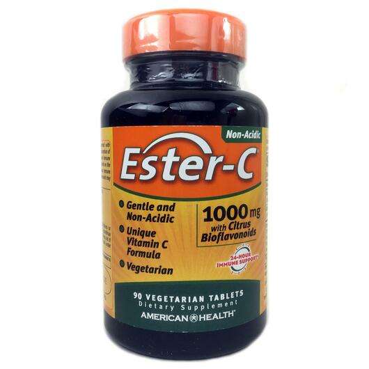 Основное фото товара American Health, Эстер-С с Биофлавоноидами, Ester-C 1000 mg, 9...