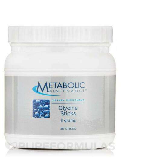 Основное фото товара Metabolic Maintenance, L-Глицин, Glycine Sticks 3 Grams, 30 St...