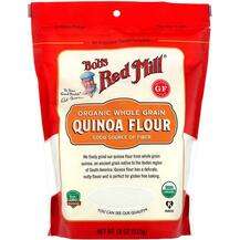 Bob's Red Mill, Organic Whole Grain Quinoa Flour, Кіноа, 510 г