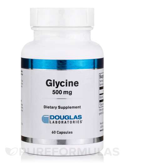 Основное фото товара Douglas Laboratories, L-Глицин, Glycine 500 mg, 60 капсул
