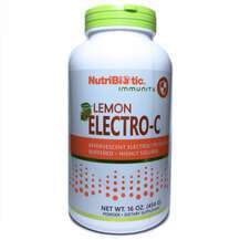 NutriBiotic, Витамин С + Электролиты, Lemon Electro-C, 454 г