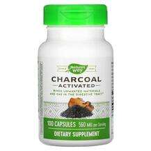 Nature's Way, Charcoal Activated 560 mg, 100 Capsules